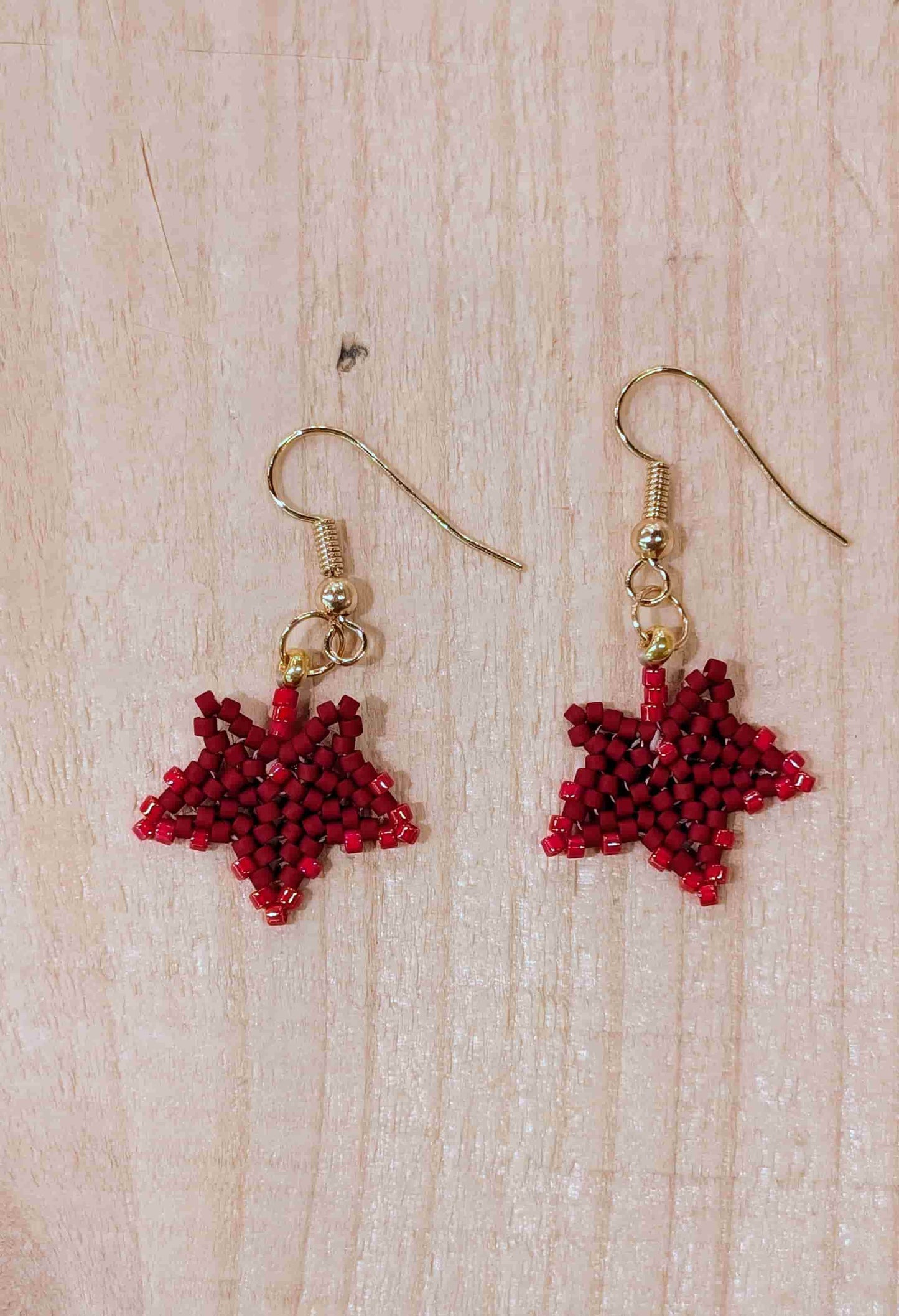 Boucles d'oreilles "Momiji », l’éclat de l’automne en perles Miyuki