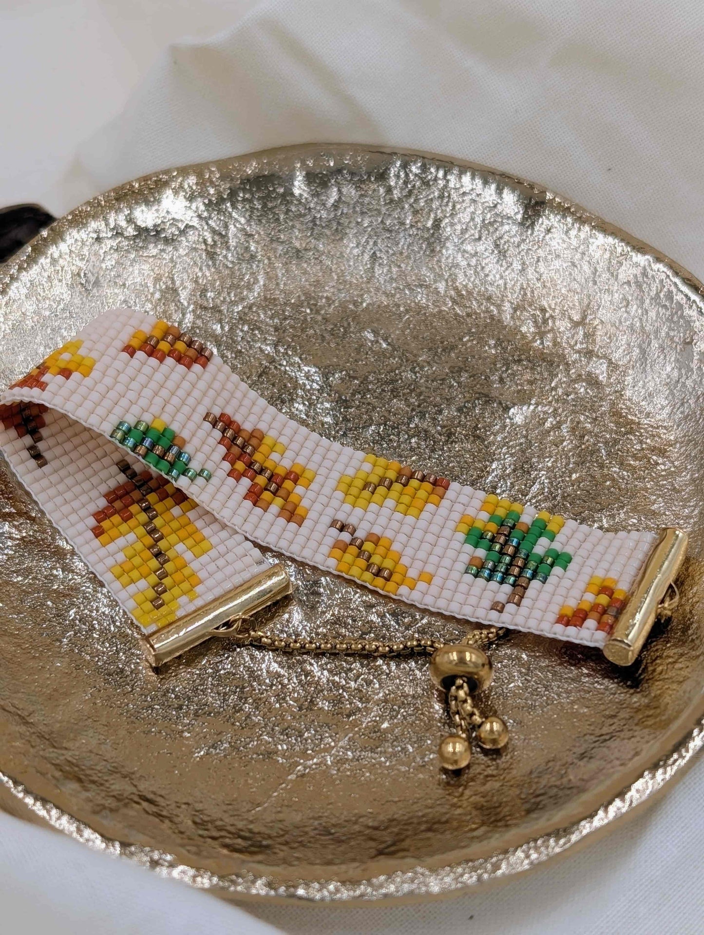 Bracelet "Diane", l'éclat de l'automne en perles Miyuki
