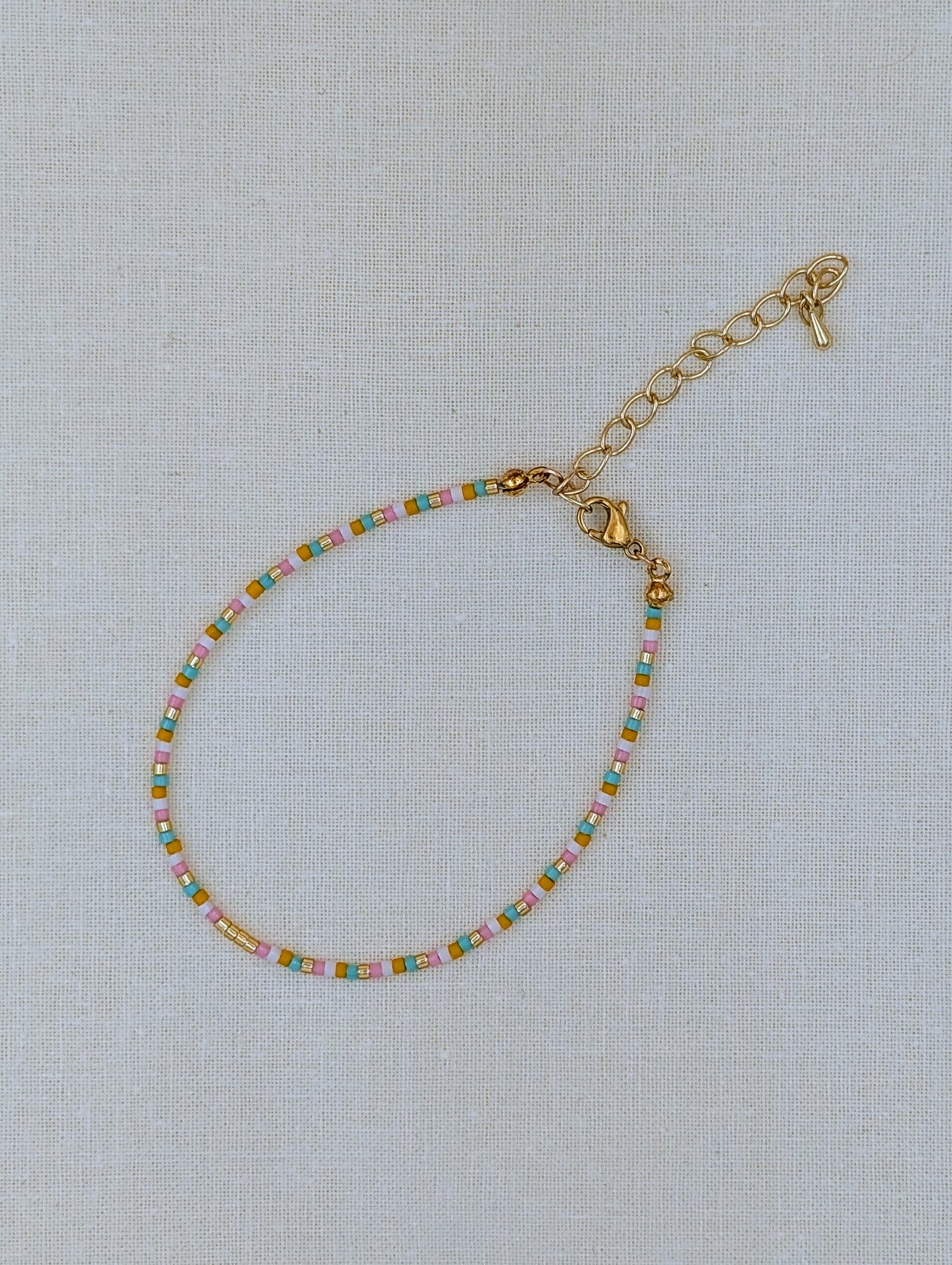 Bracelet simple Barcelone, en perles Miyuki