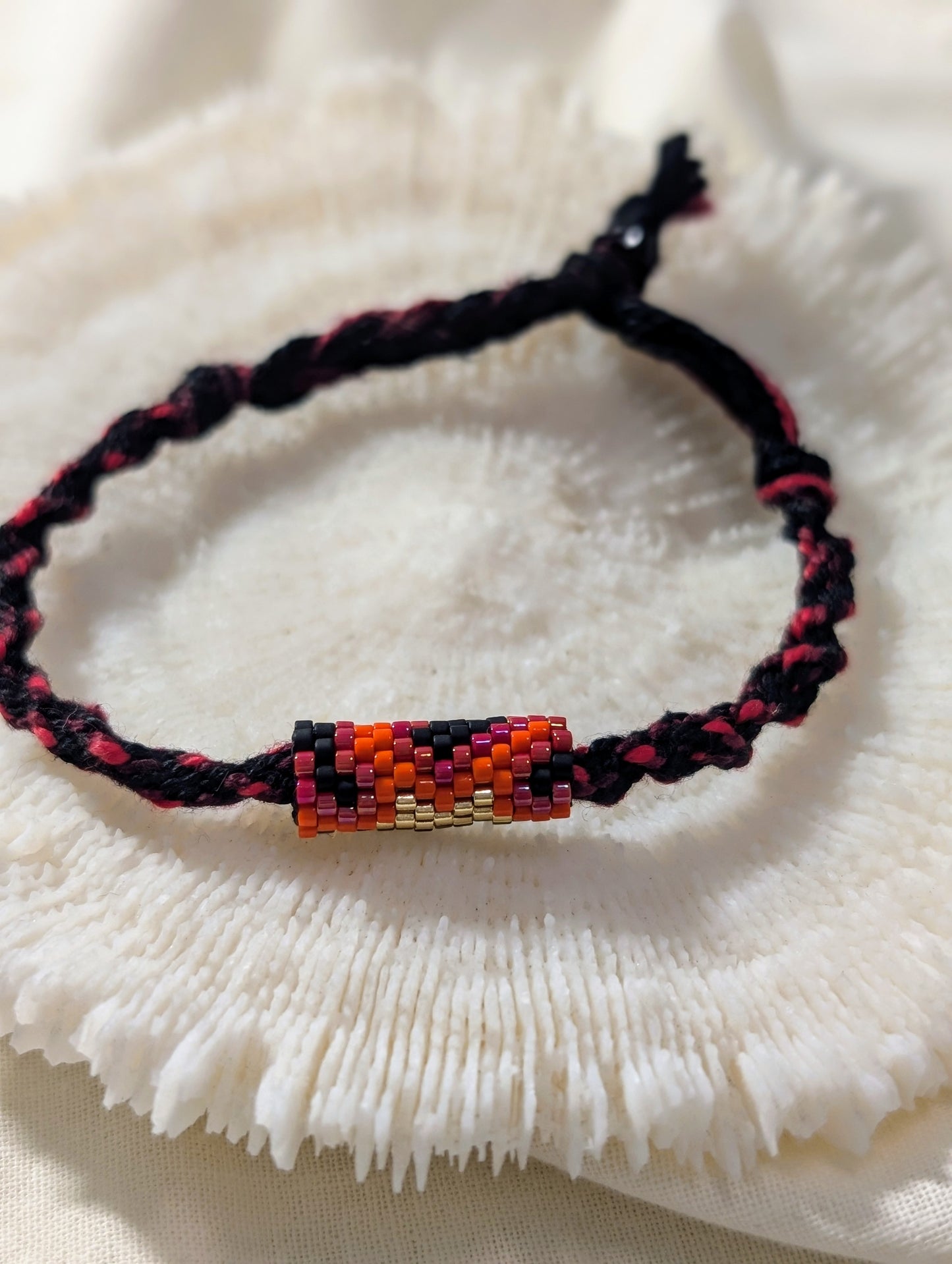 Bracelets artisanaux unisexes Kumi, Feu et Eau