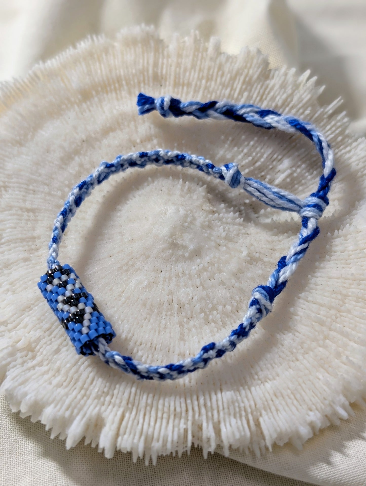 Bracelets artisanaux unisexes Kumi, Feu et Eau