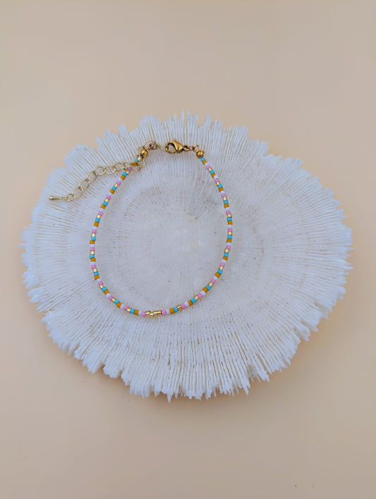 Bracelet simple Barcelone, en perles Miyuki