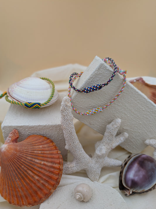 Bracelets artisanaux Kumi/ poignet et cheville/ unisexe